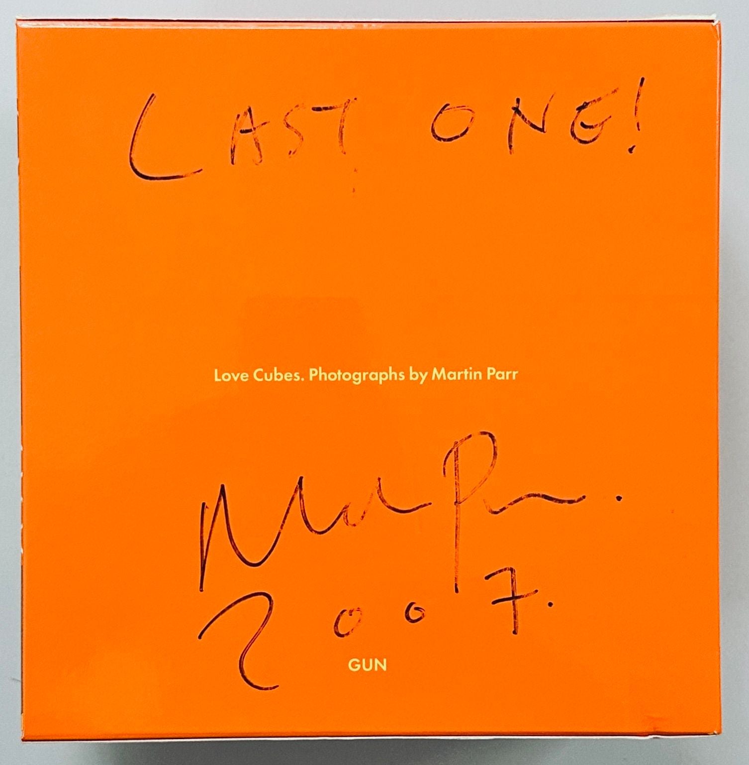 [SIGNED] MARTIN PARR LOVE CUBE