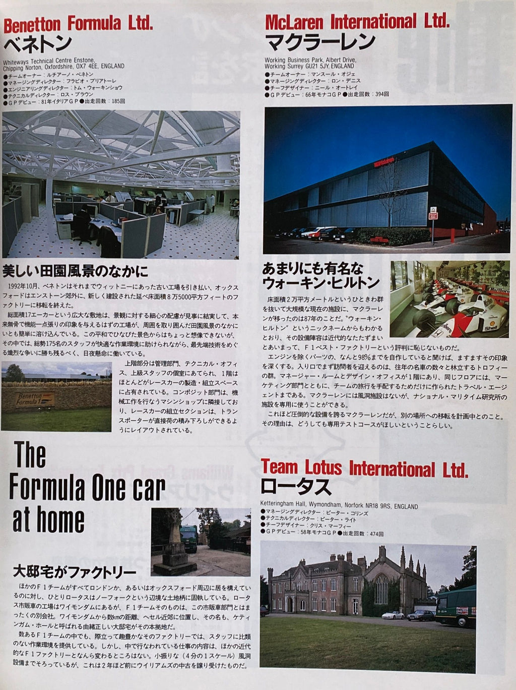 F1 Sokuho 1994 Testing & News Issue