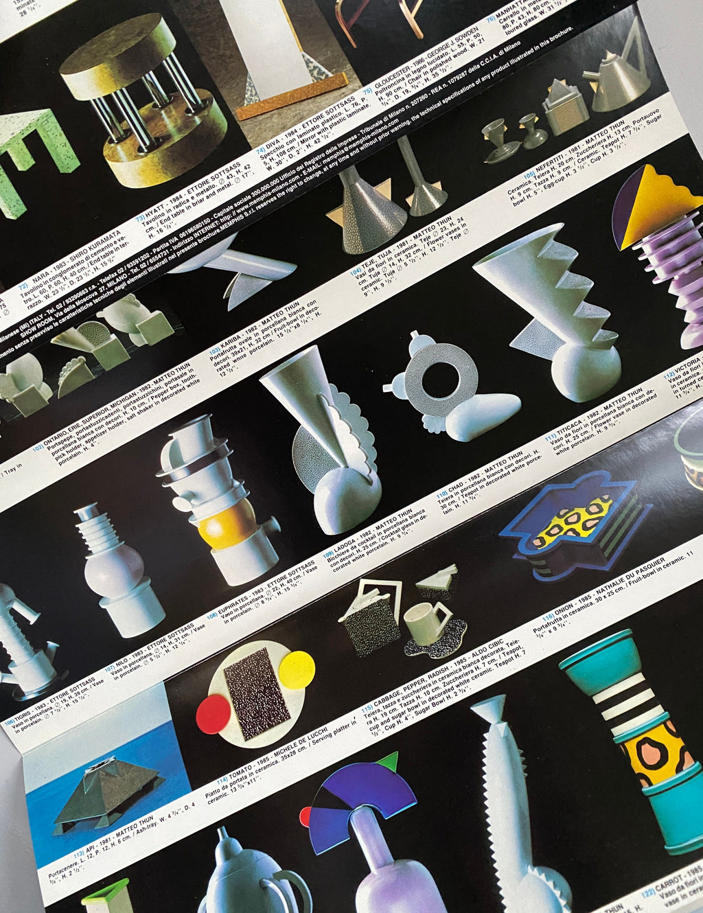 Memphis Milano Foldout Catalogue