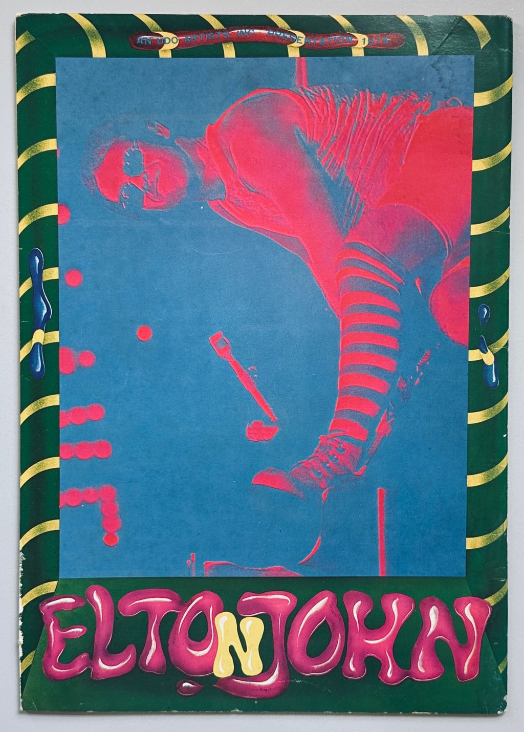 Elton John Goodbye Yellow Brick Road 1974 Programme