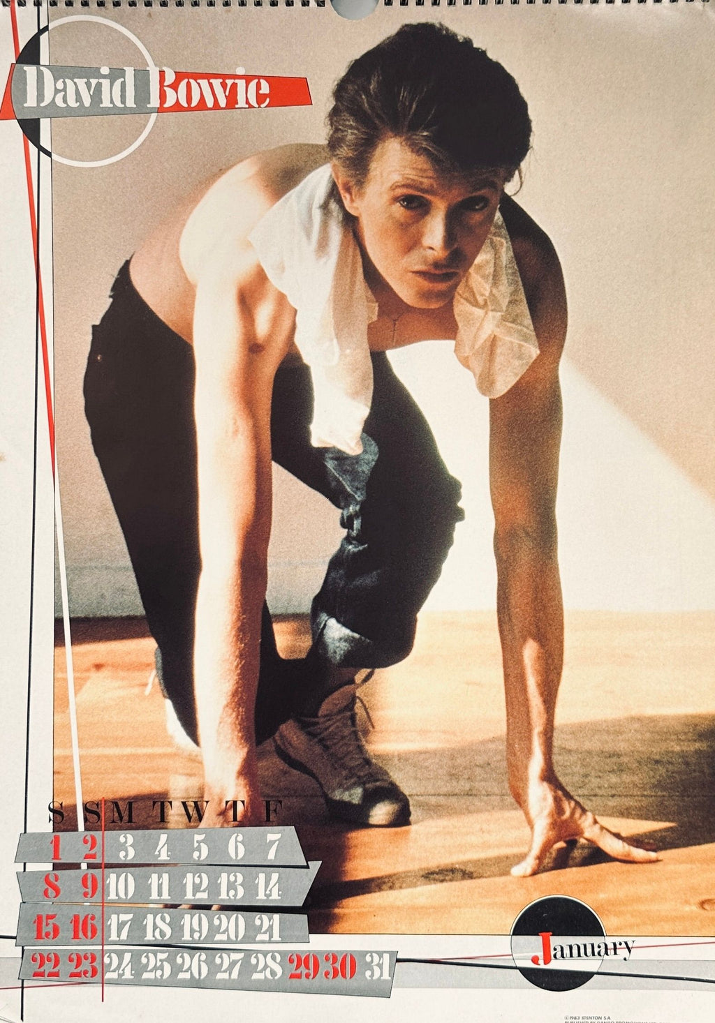 David Bowie The Official 1983 Calendar