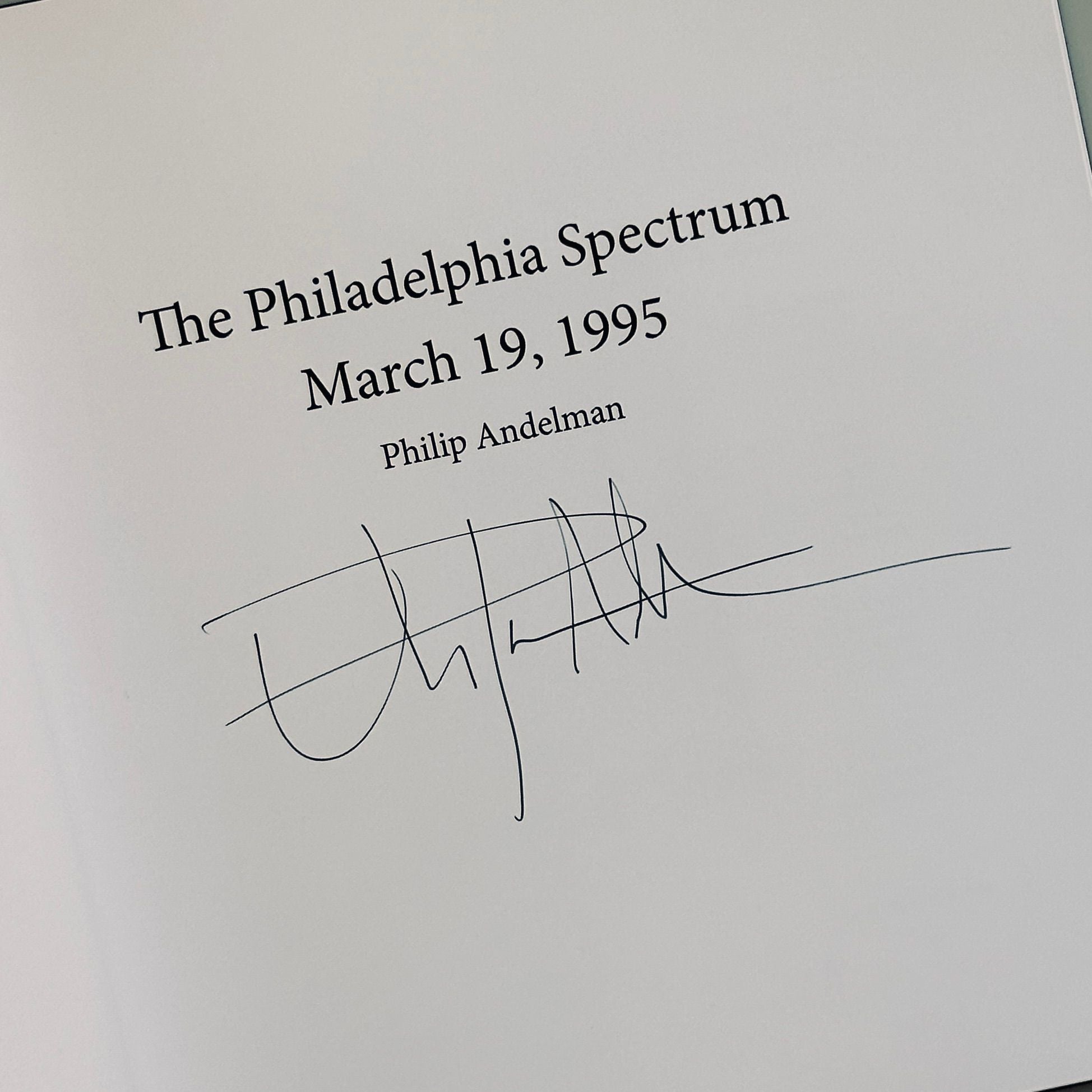 [SIGNED] PHILIP ANDLEMAN TRIPPING WITH PHIL VOL.2