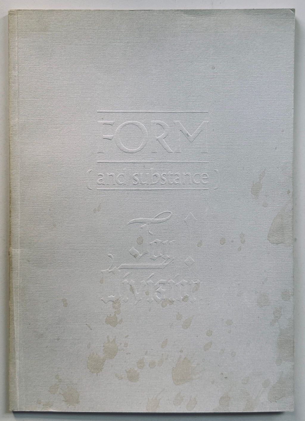 Joy Divsion Form (And Substance)