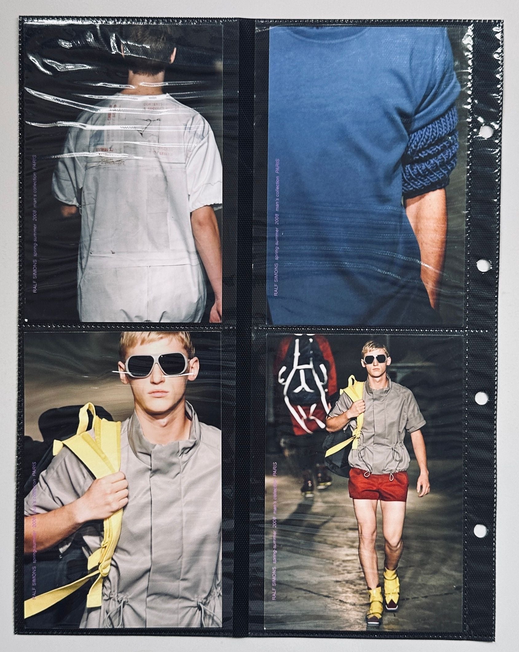 Raf Simons Spring/Summer Men's 2008 Runway Set