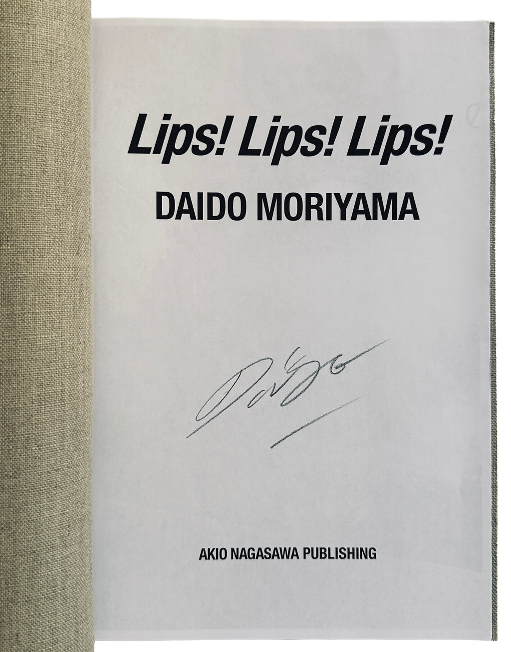 [SIGNED] DAIDO MORIYAMA LIPS LIPS LIPS