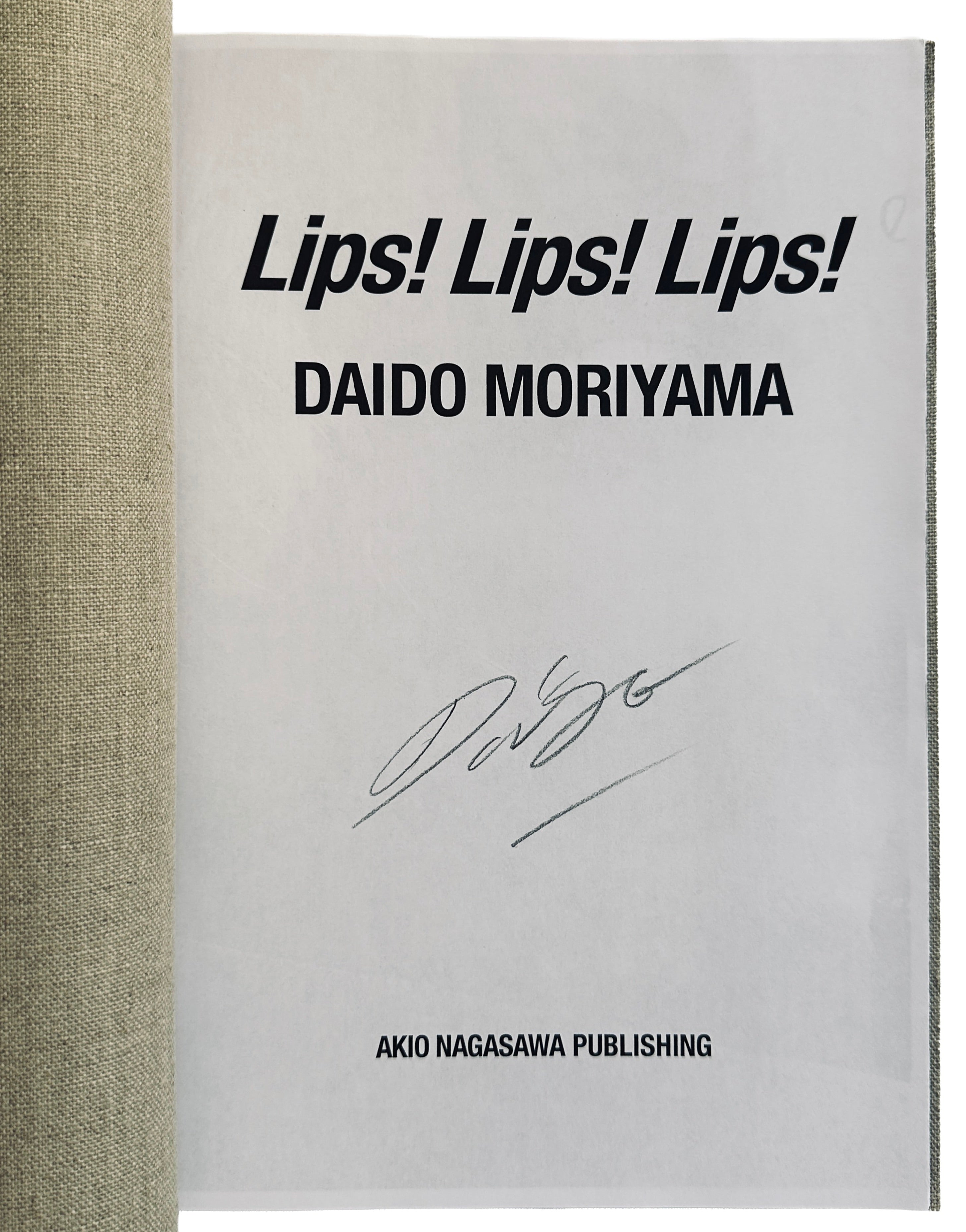 [SIGNED] DAIDO MORIYAMA LIPS LIPS LIPS