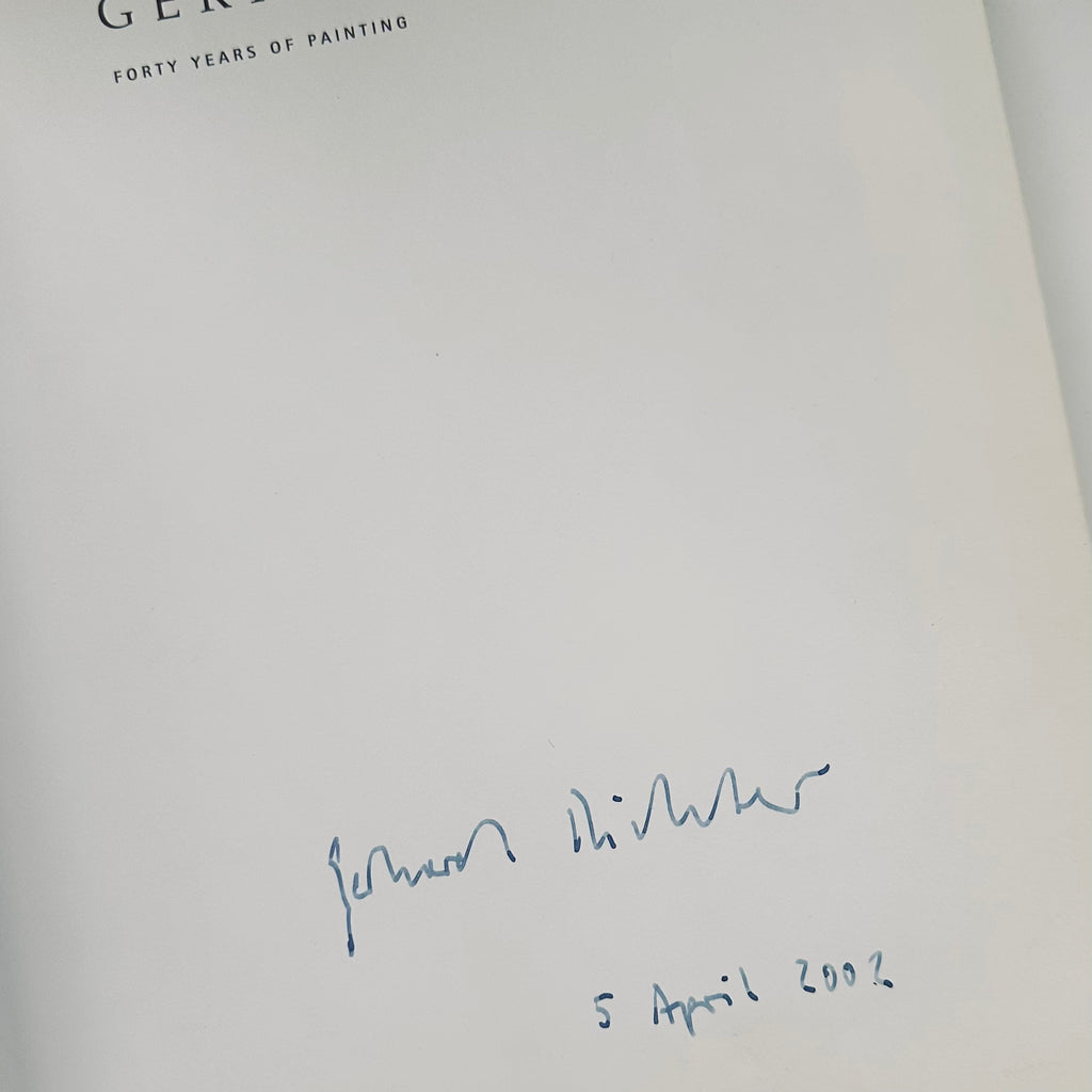 [SIGNED] GERHARD RICHTER FORTY YEARS OF PAINTING