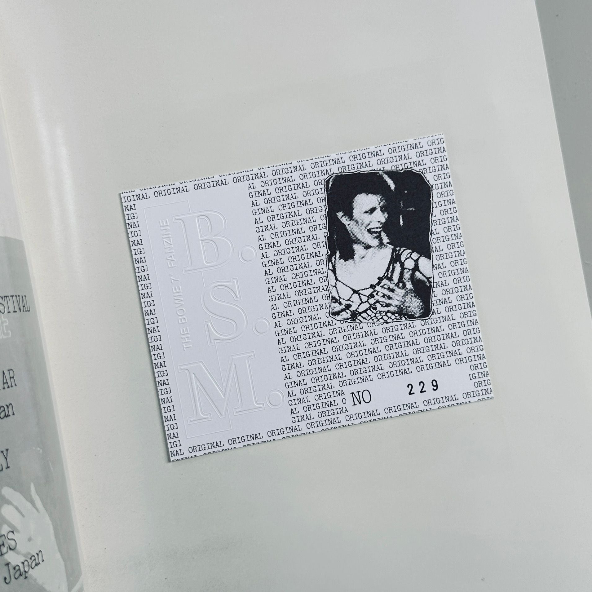 David Bowie BSM No1