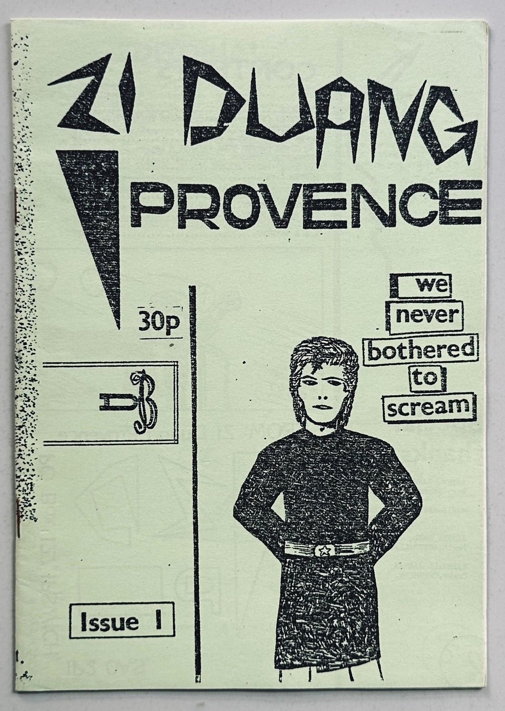 David Bowie Zi Duang Provence Fanzine 1-3