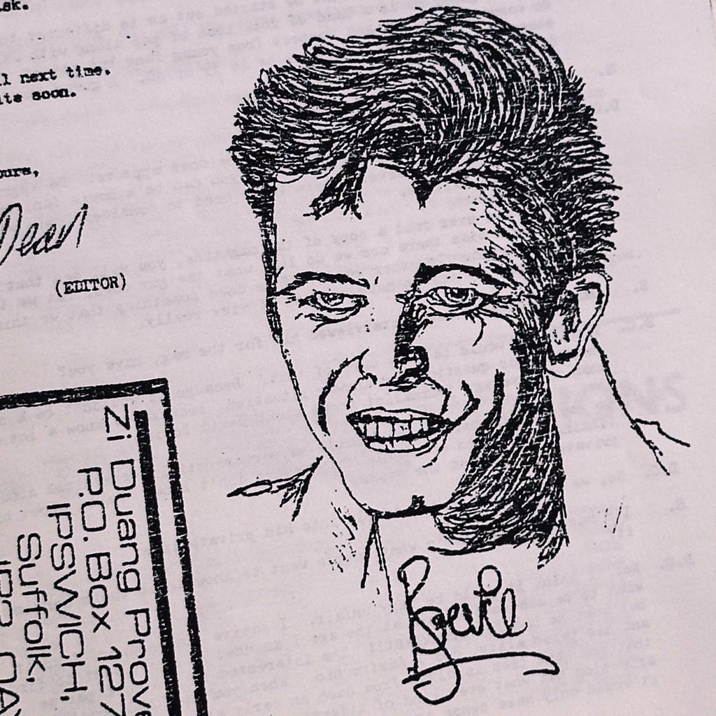 David Bowie Zi Duang Provence Fanzine 1-3