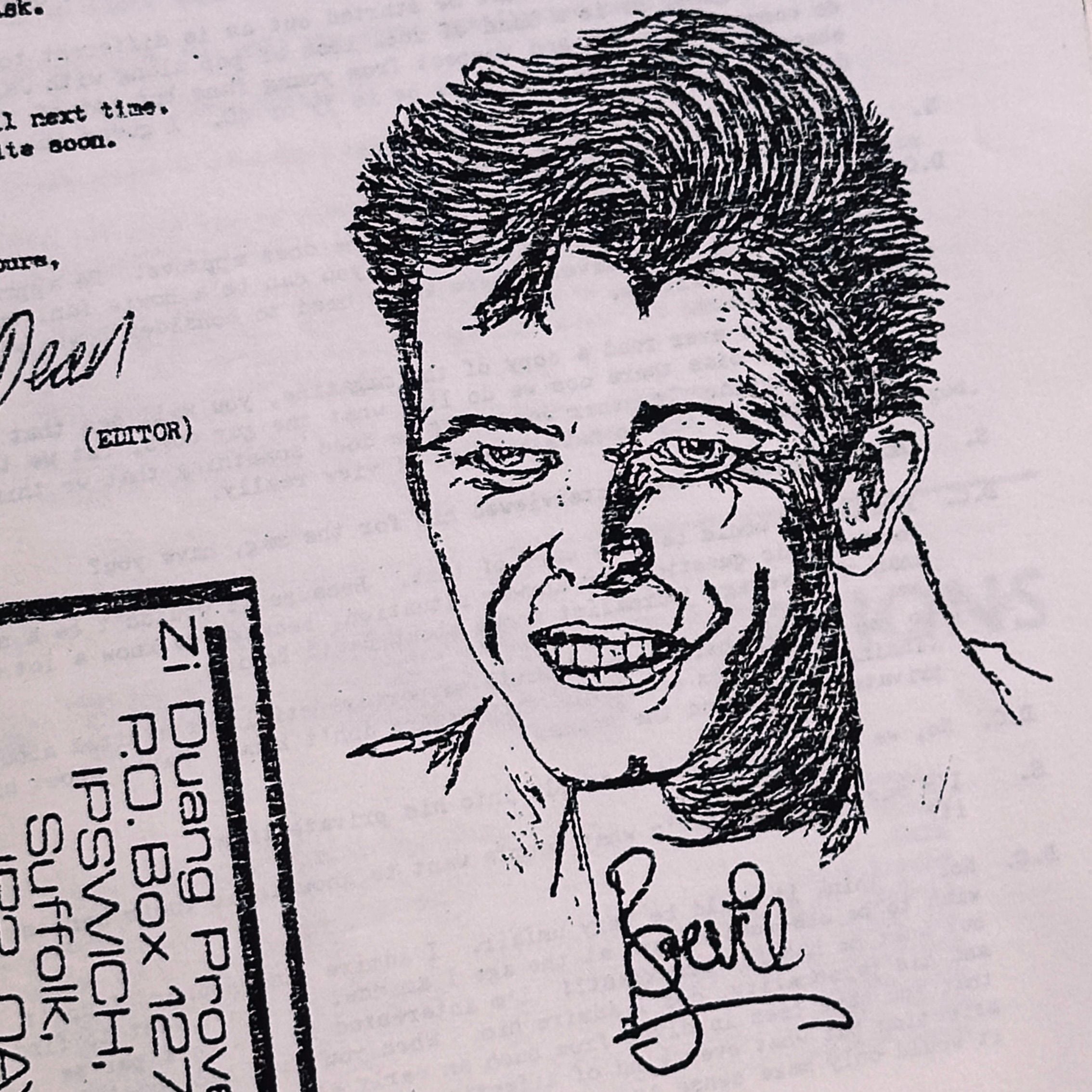 David Bowie Zi Duang Provence Fanzine 1-3