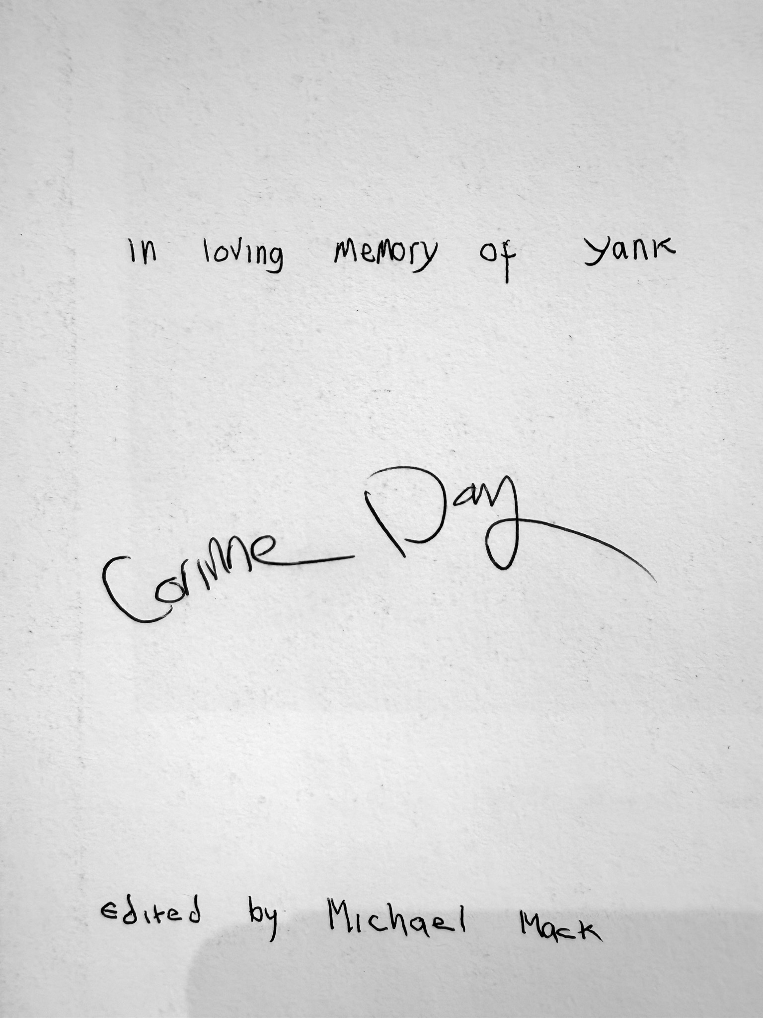 SIGNED] CORINNE DAY DIARY – IDEA