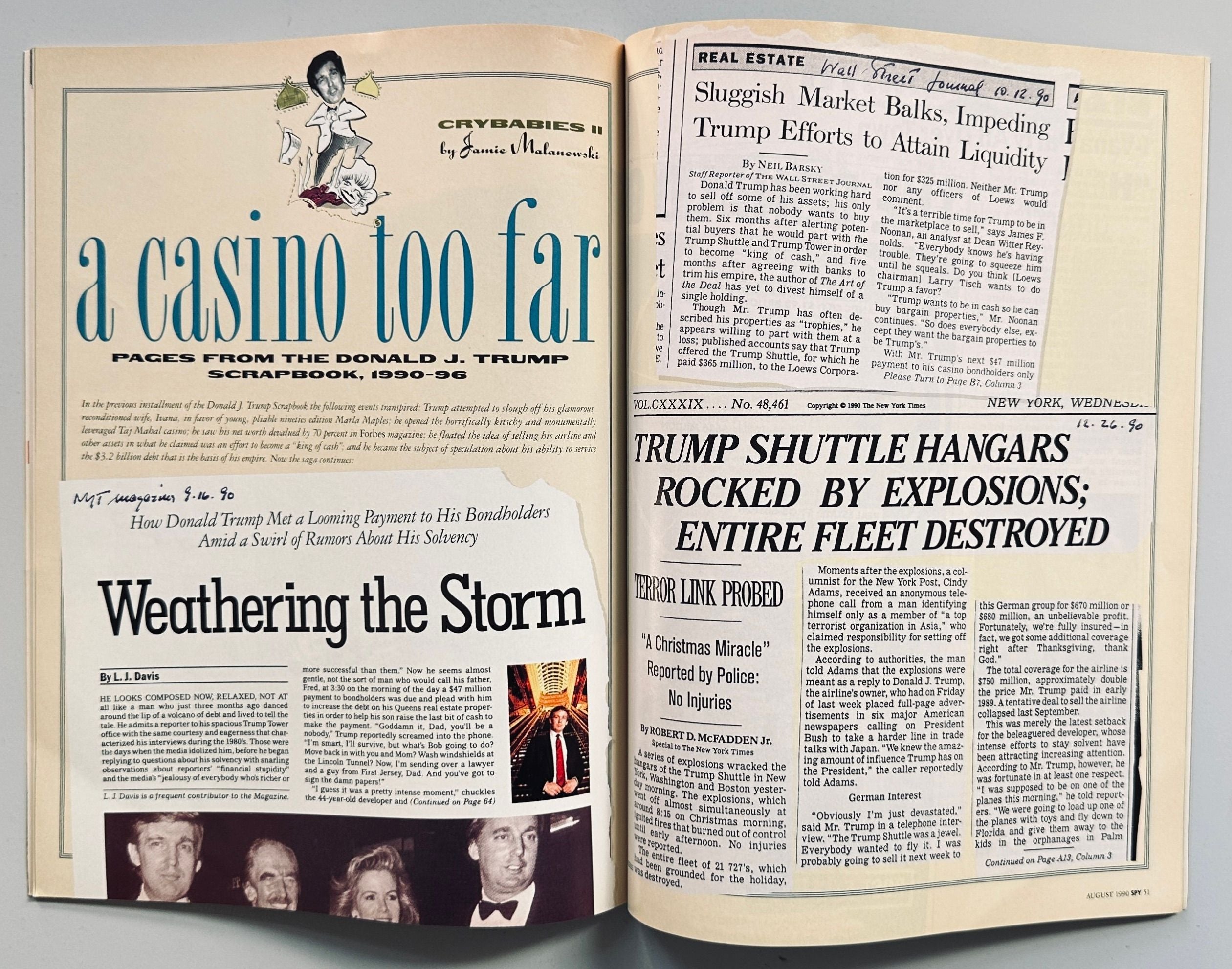 Spy August 1990 Donald Trump
