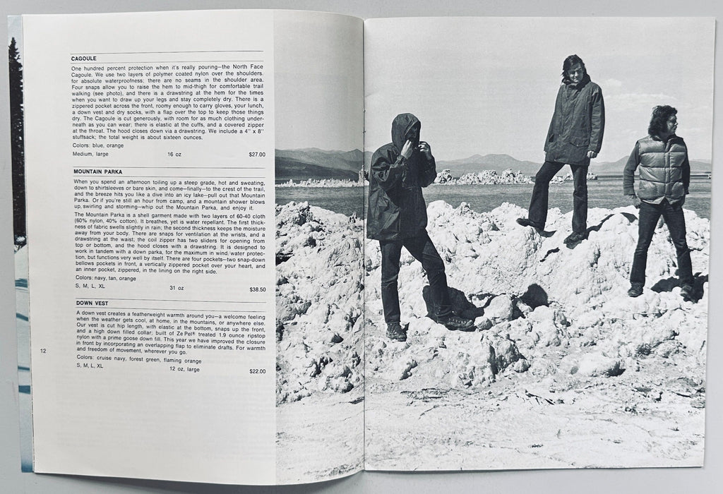 The North Face 1973 catalogue