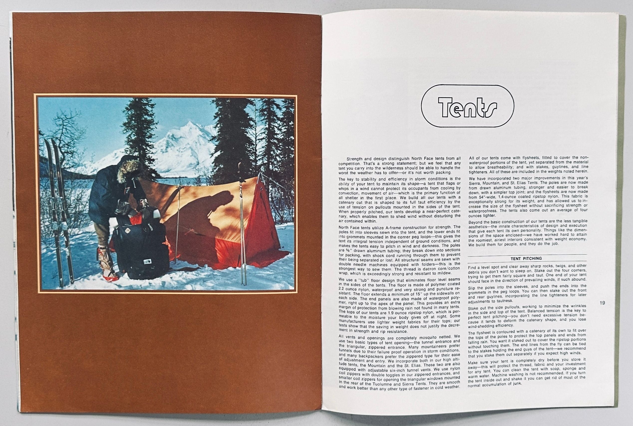 The North Face 1973 catalogue