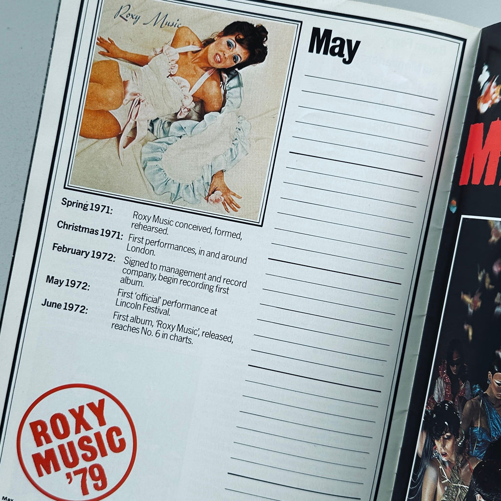 Roxy Music Souvenir Tour Diary 1979