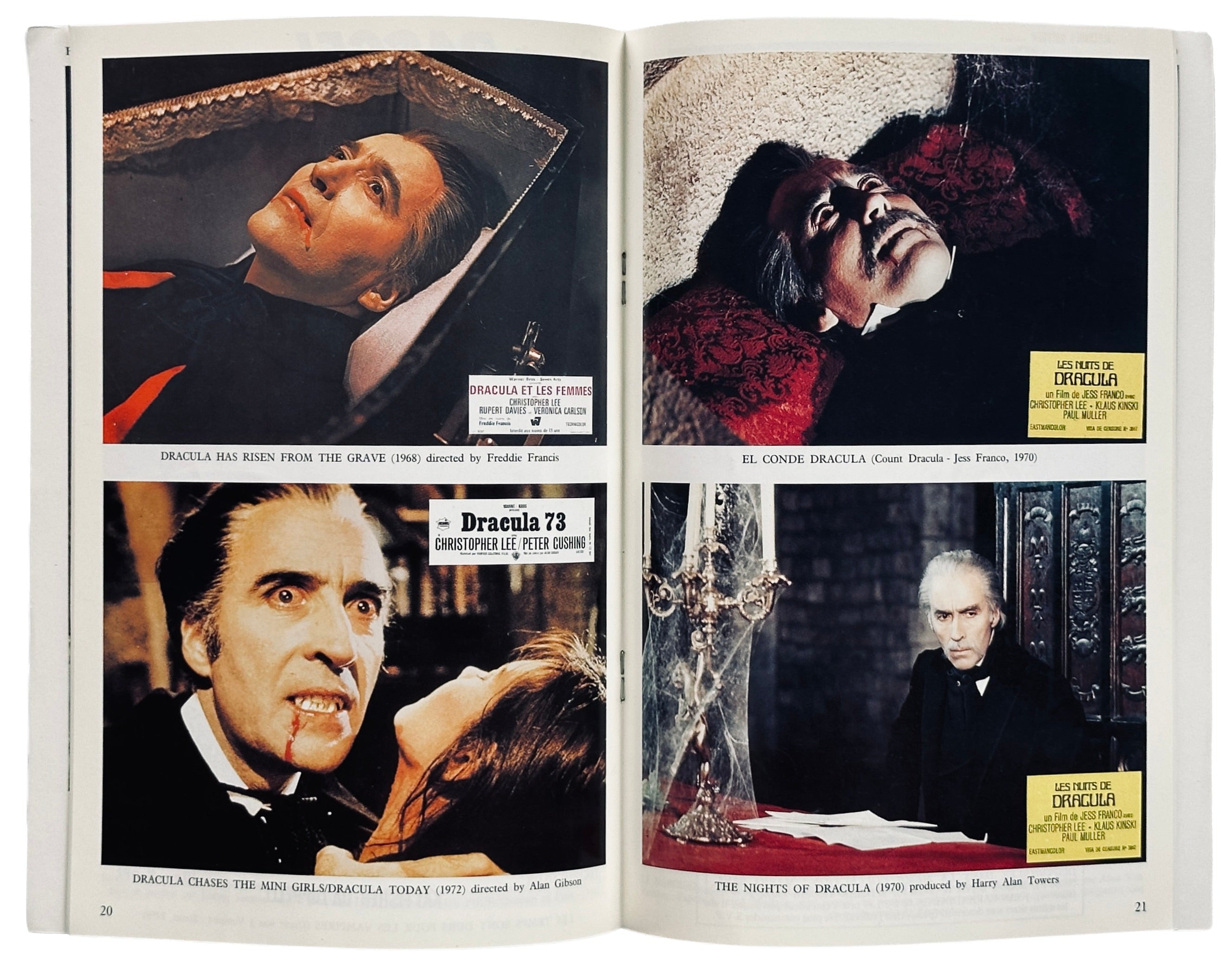 Christopher Lee Horror Pictures set