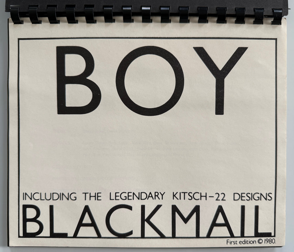 Boy Blackmail 1st Edition 1980