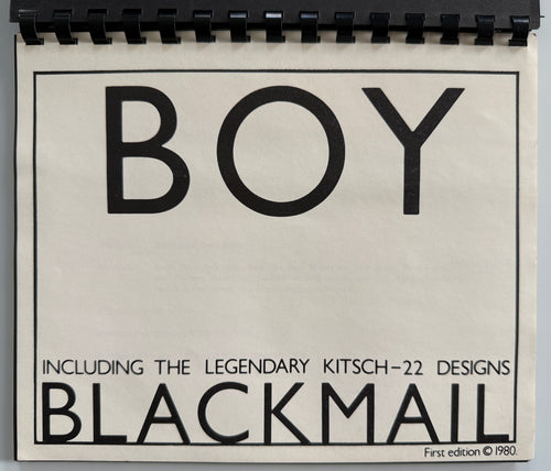 Boy Blackmail 1st Edition 1980