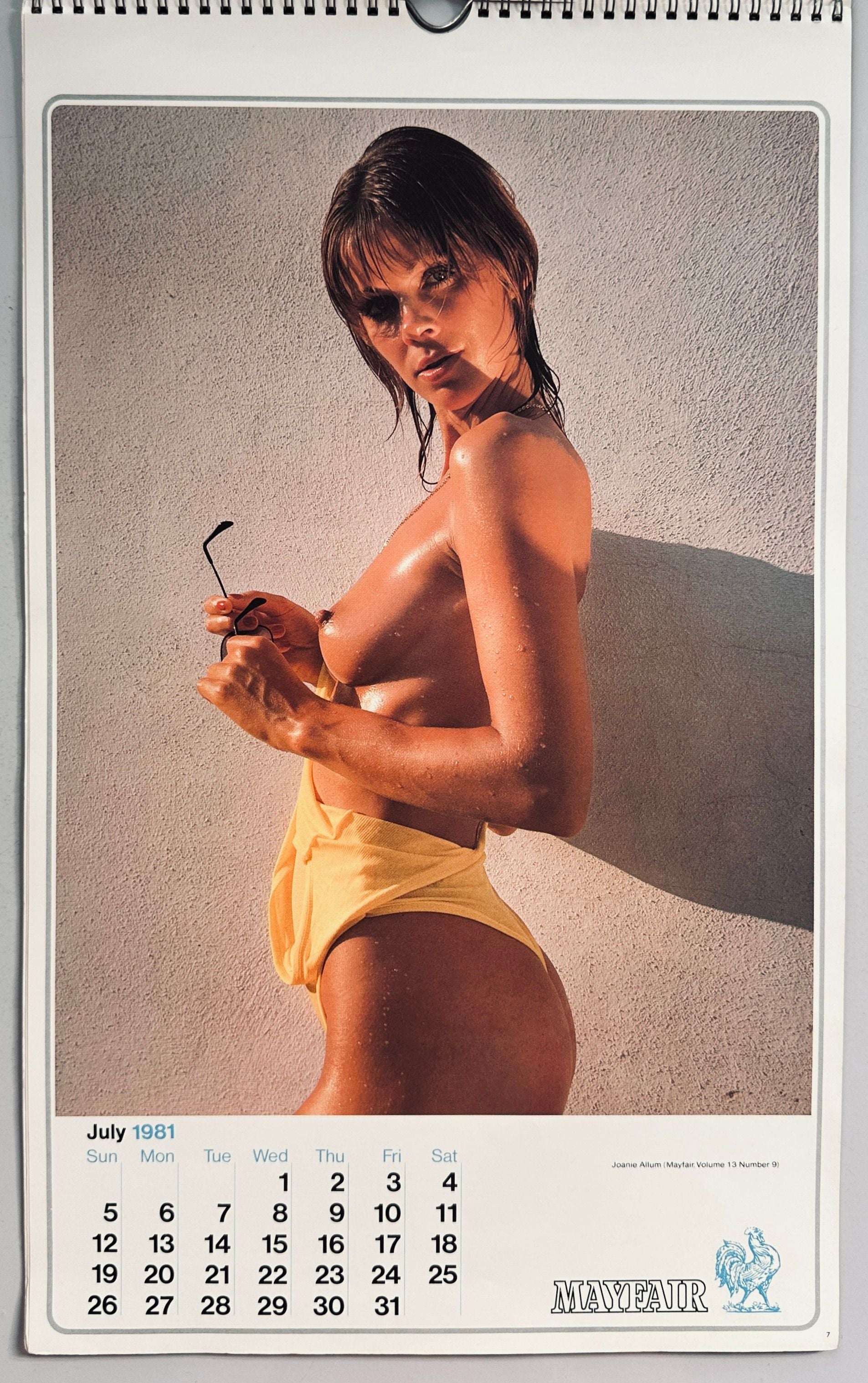 Mayfair 1981 Calendar