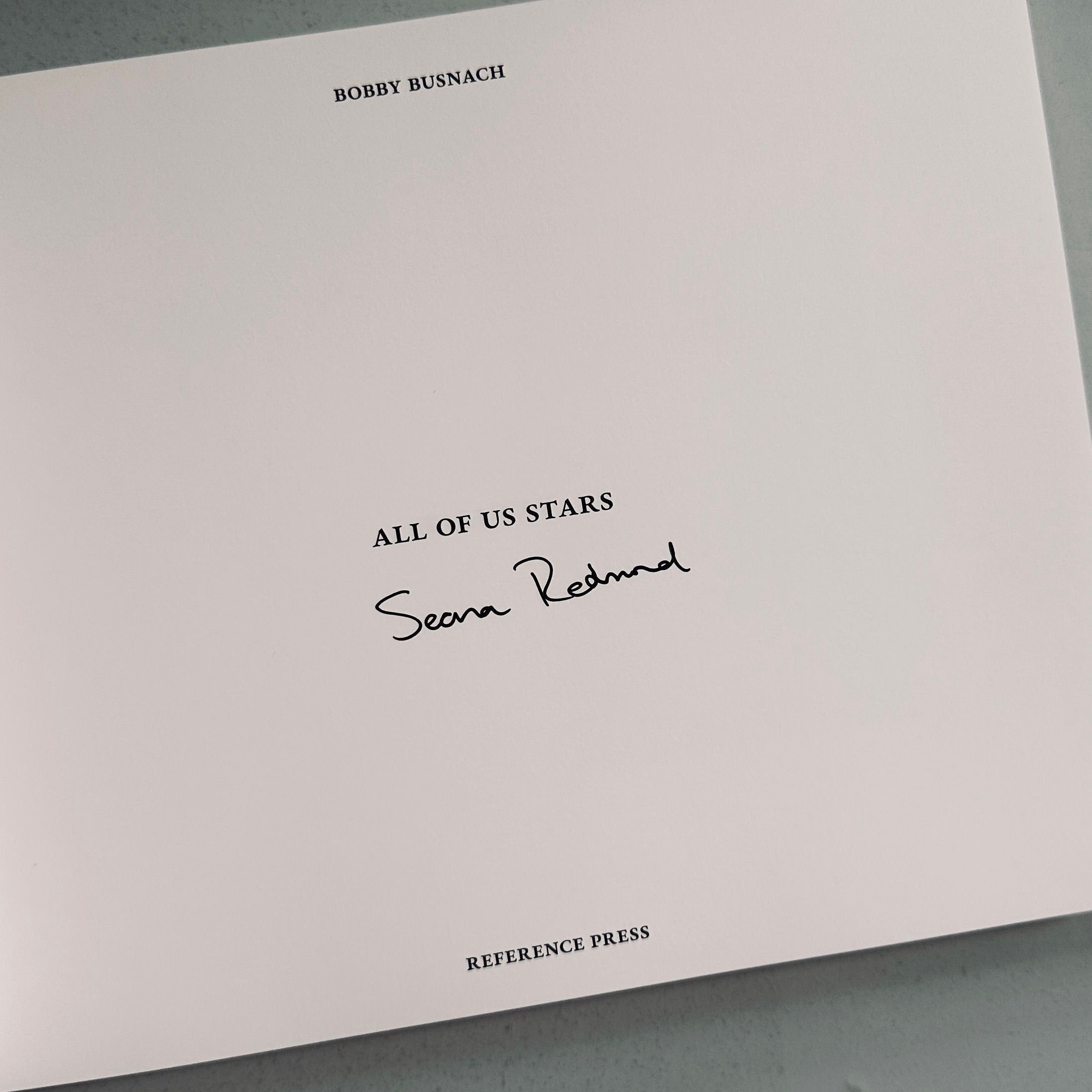 [SIGNED] SEANA REDMOND ALL OF US STARS