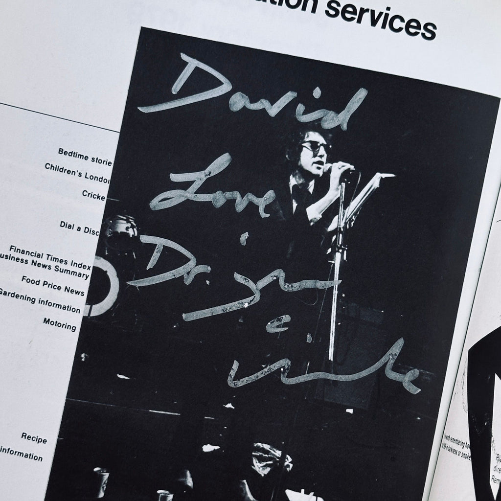 [SIGNED] JOHN COOPER CLARKE DIRECTORY