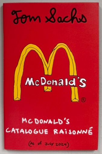 Tom Sachs McDonald's Catalogue Raisonne
