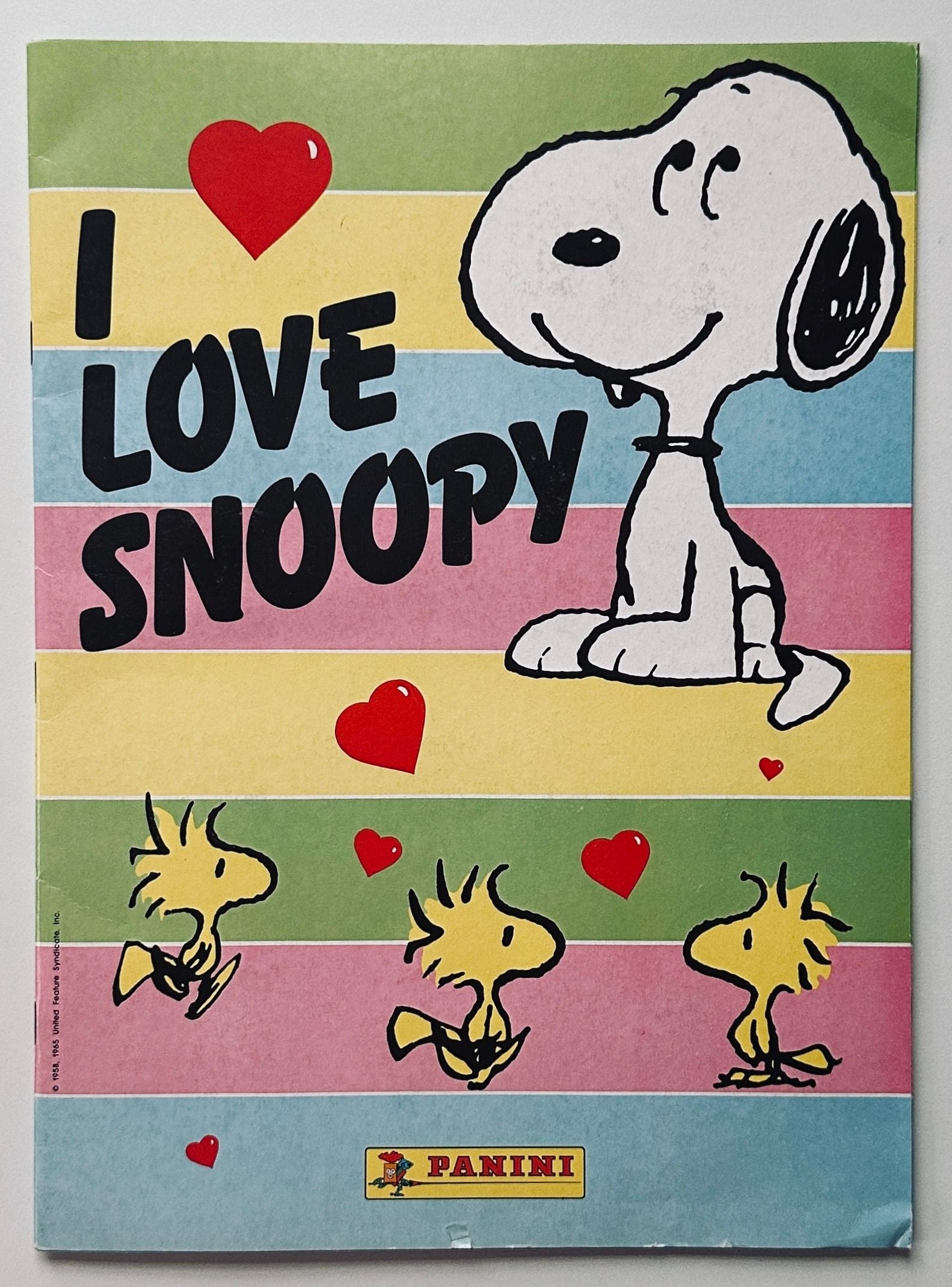 I Love Snoopy Panini Album