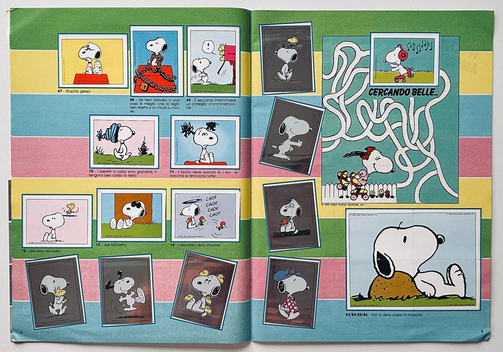 I Love Snoopy Panini Album