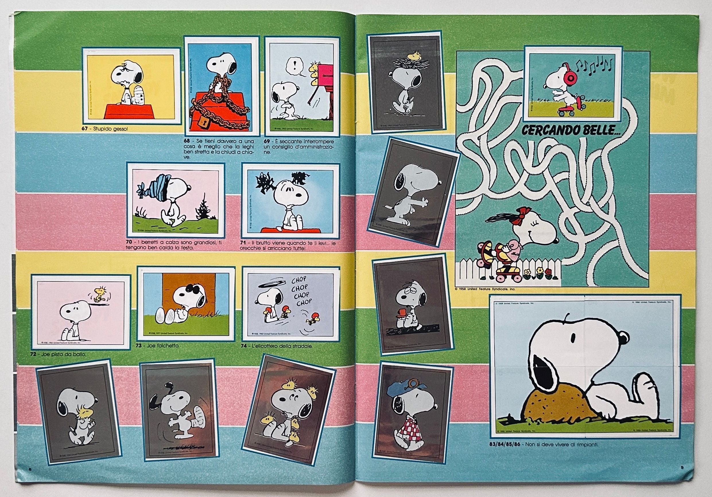 I Love Snoopy Panini Album