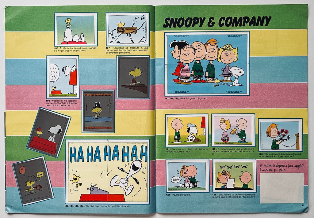 I Love Snoopy Panini Album