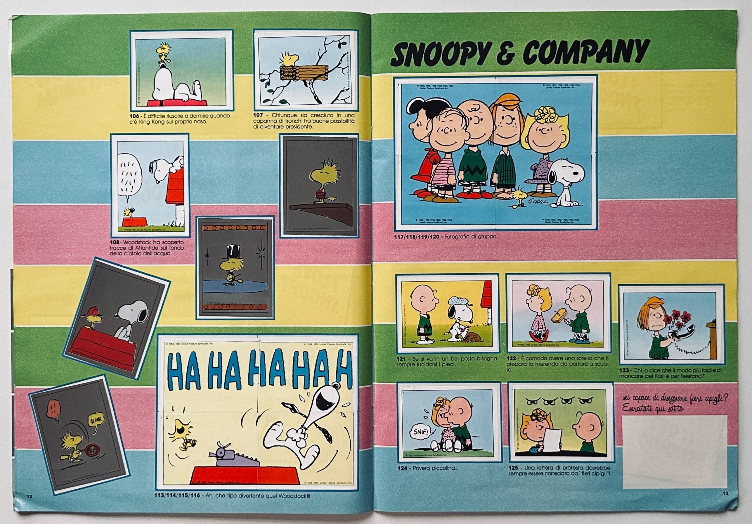 I Love Snoopy Panini Album