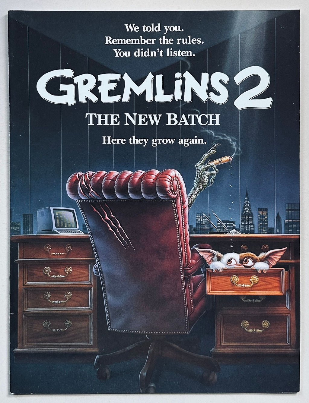 Gremlins Japanese 2 Cinema Programme