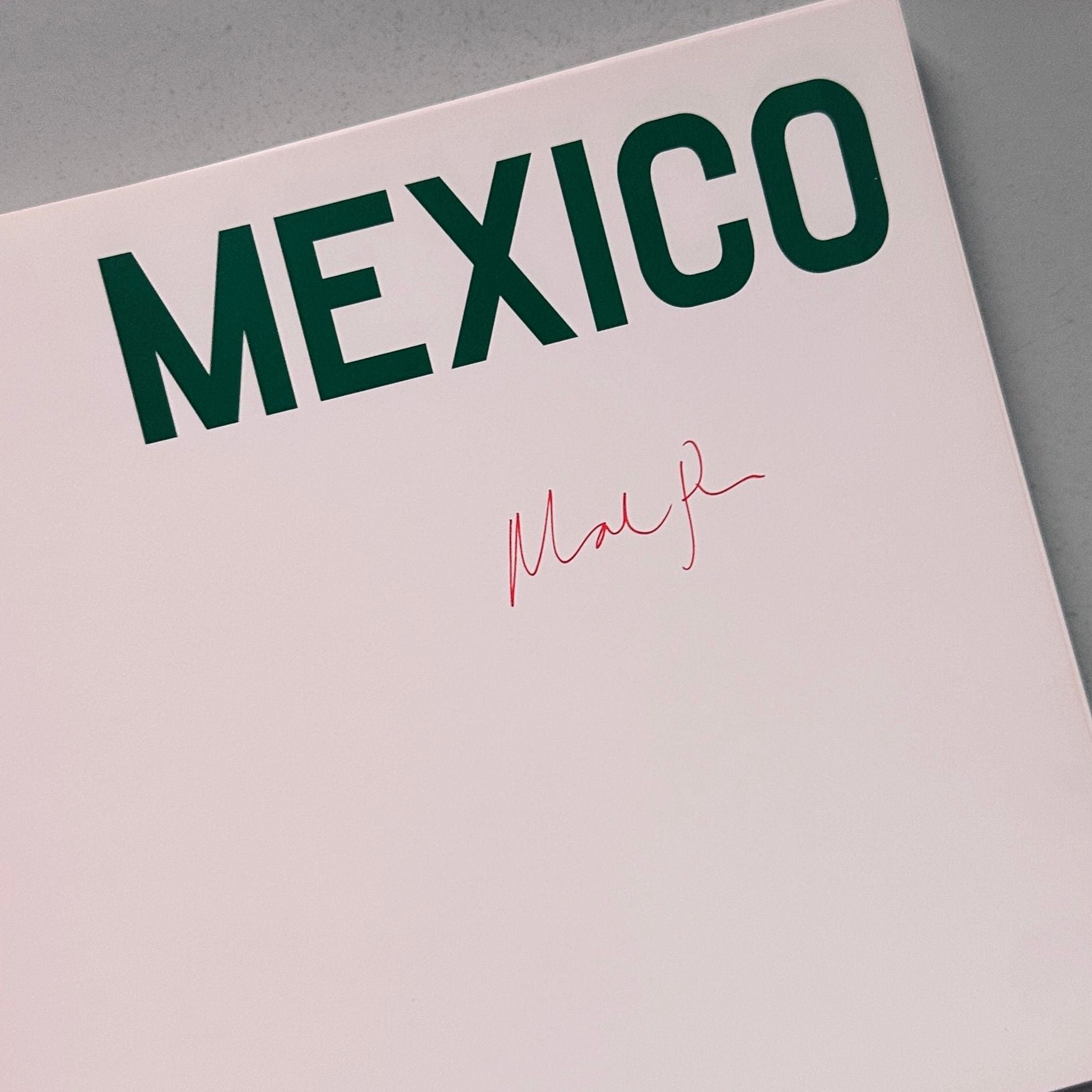 [SIGNED] MARTIN PARR MEXICO