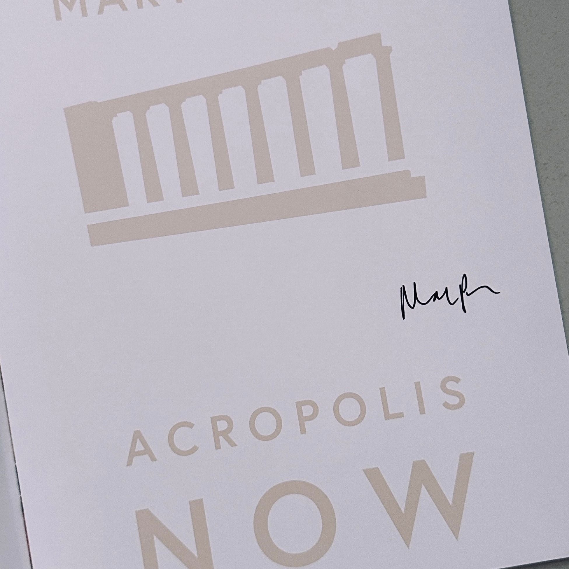 [SIGNED] MARTIN PARR ACROPOLIS NOW