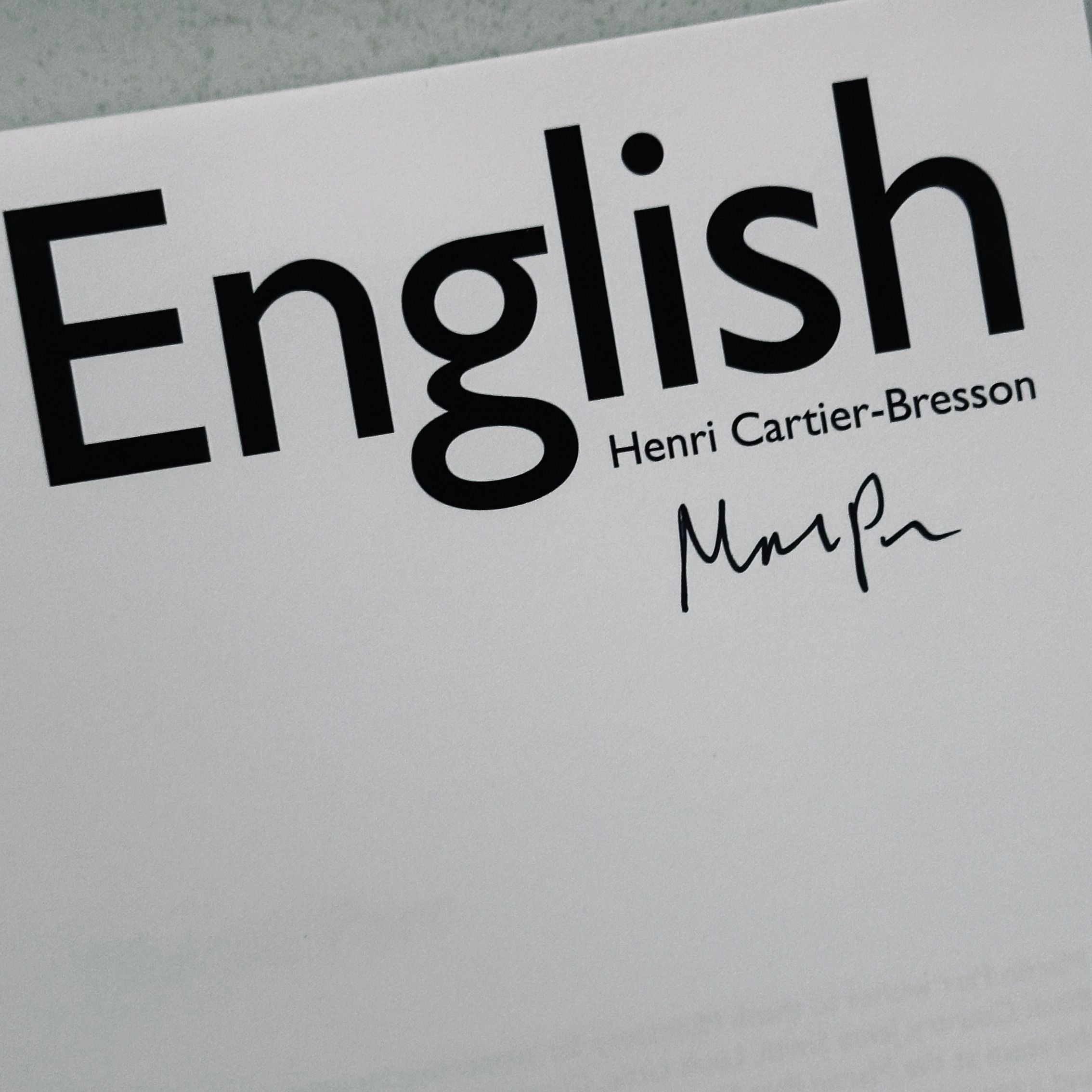 [SIGNED] MARTIN PARR KLEINGARTNER