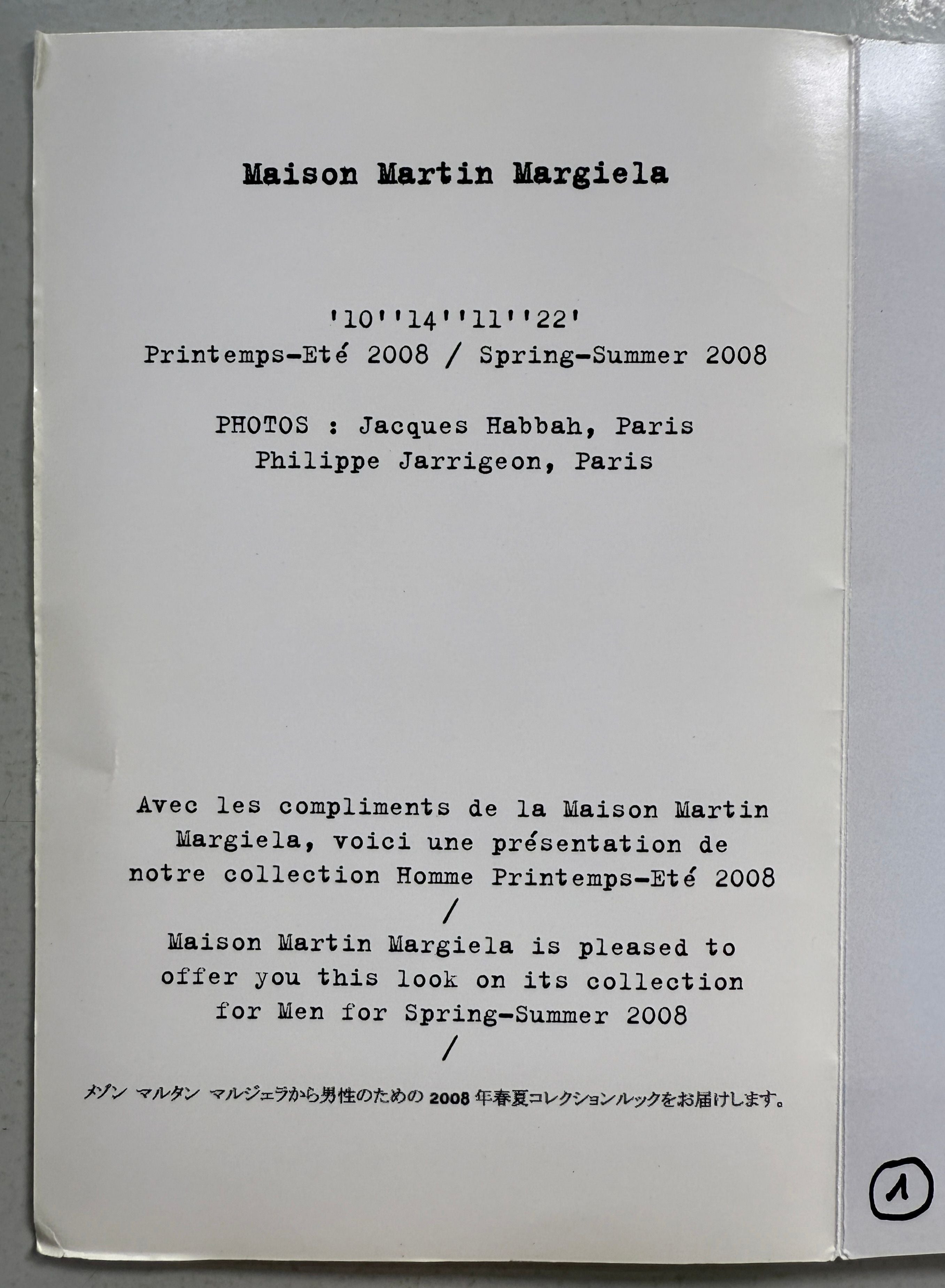 Maison Martin Margiela S/S 2008 Japan
