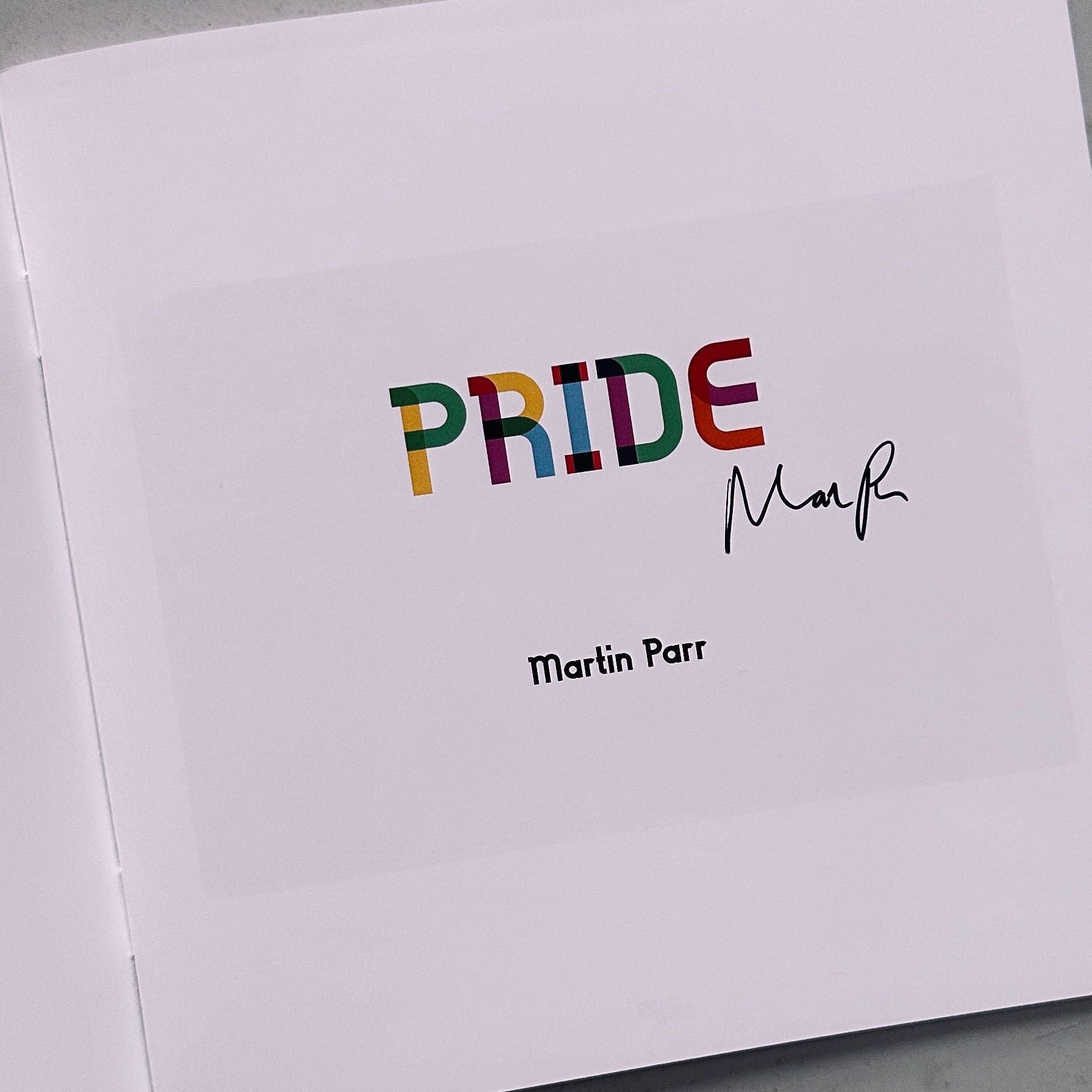 [SIGNED] MARTIN PARR PRIDE