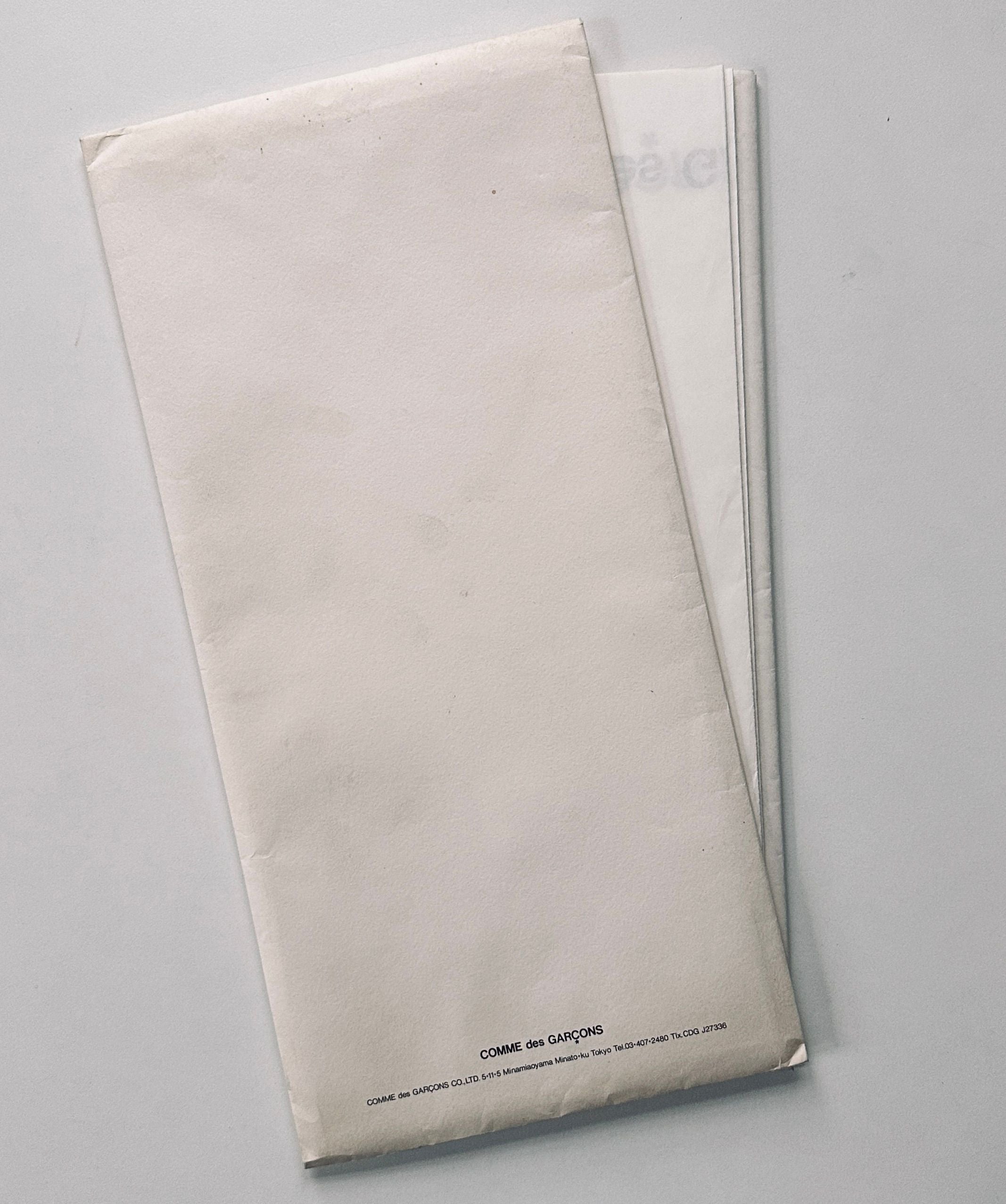 COMME des GARÇONS 1986 Calendar
