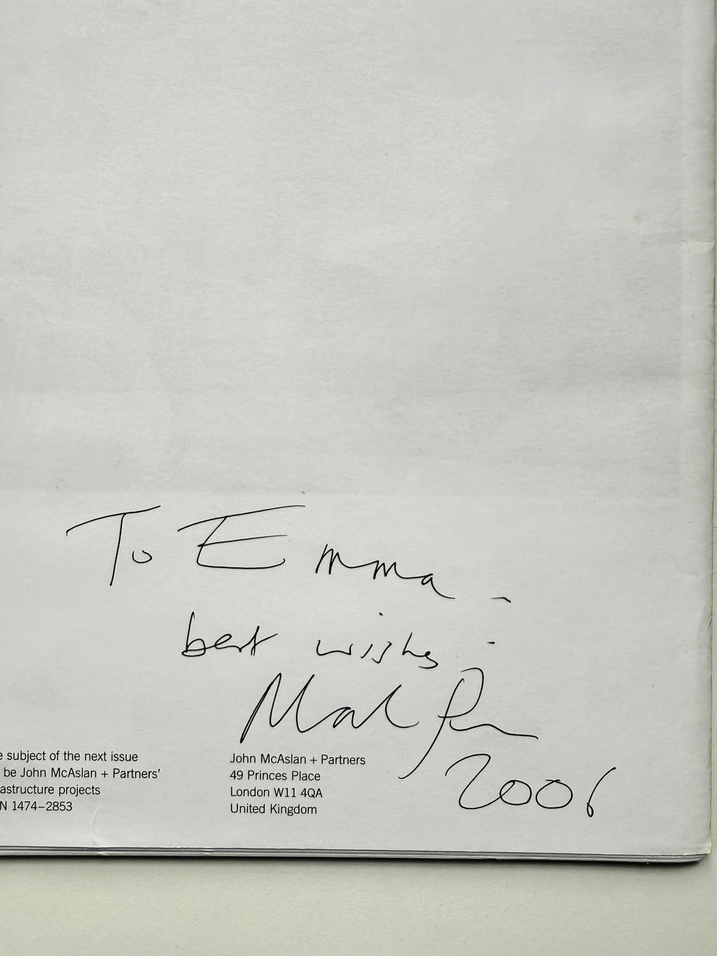 [SIGNED] MARTIN PARR A8