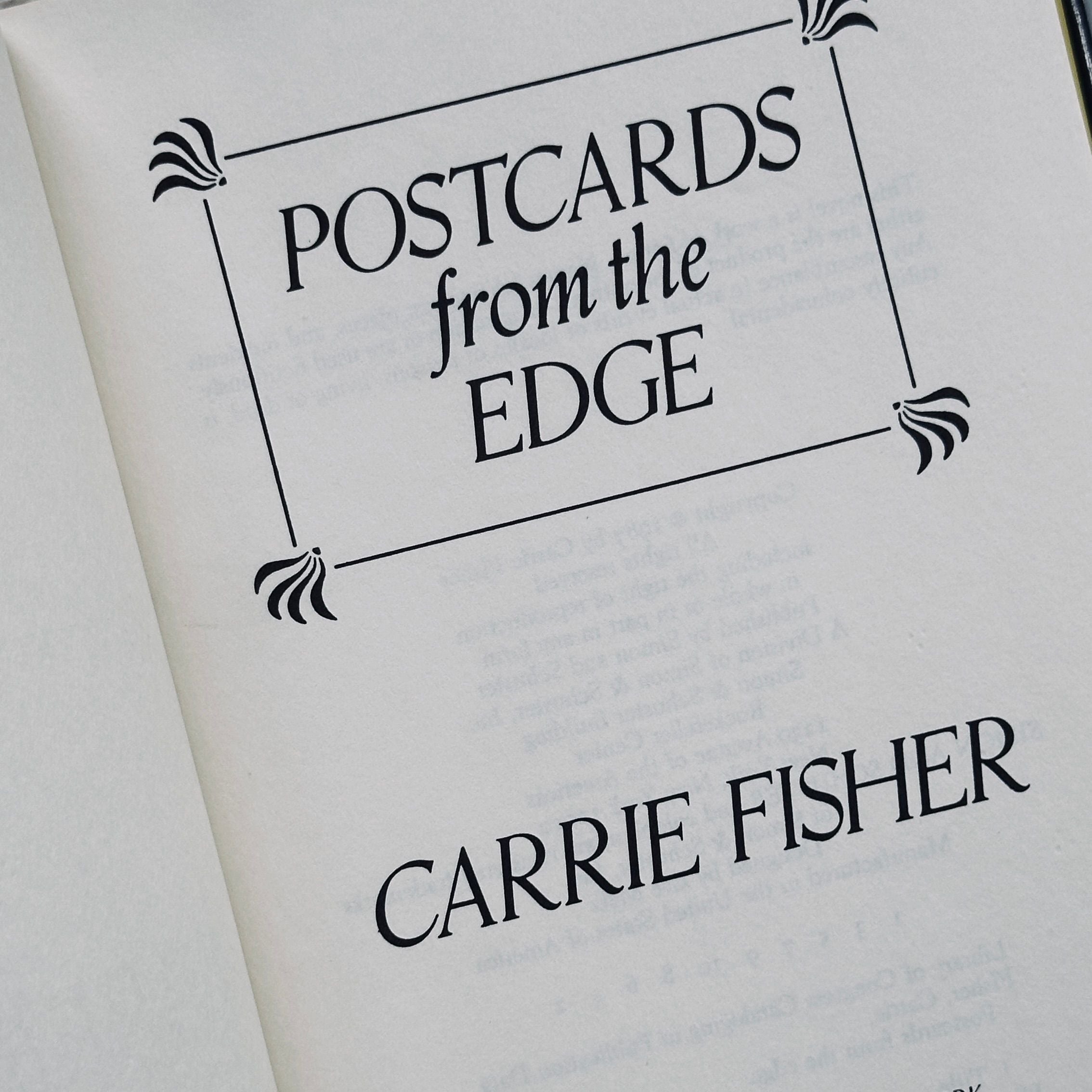 Carrie Fisher Postcards from the Edge