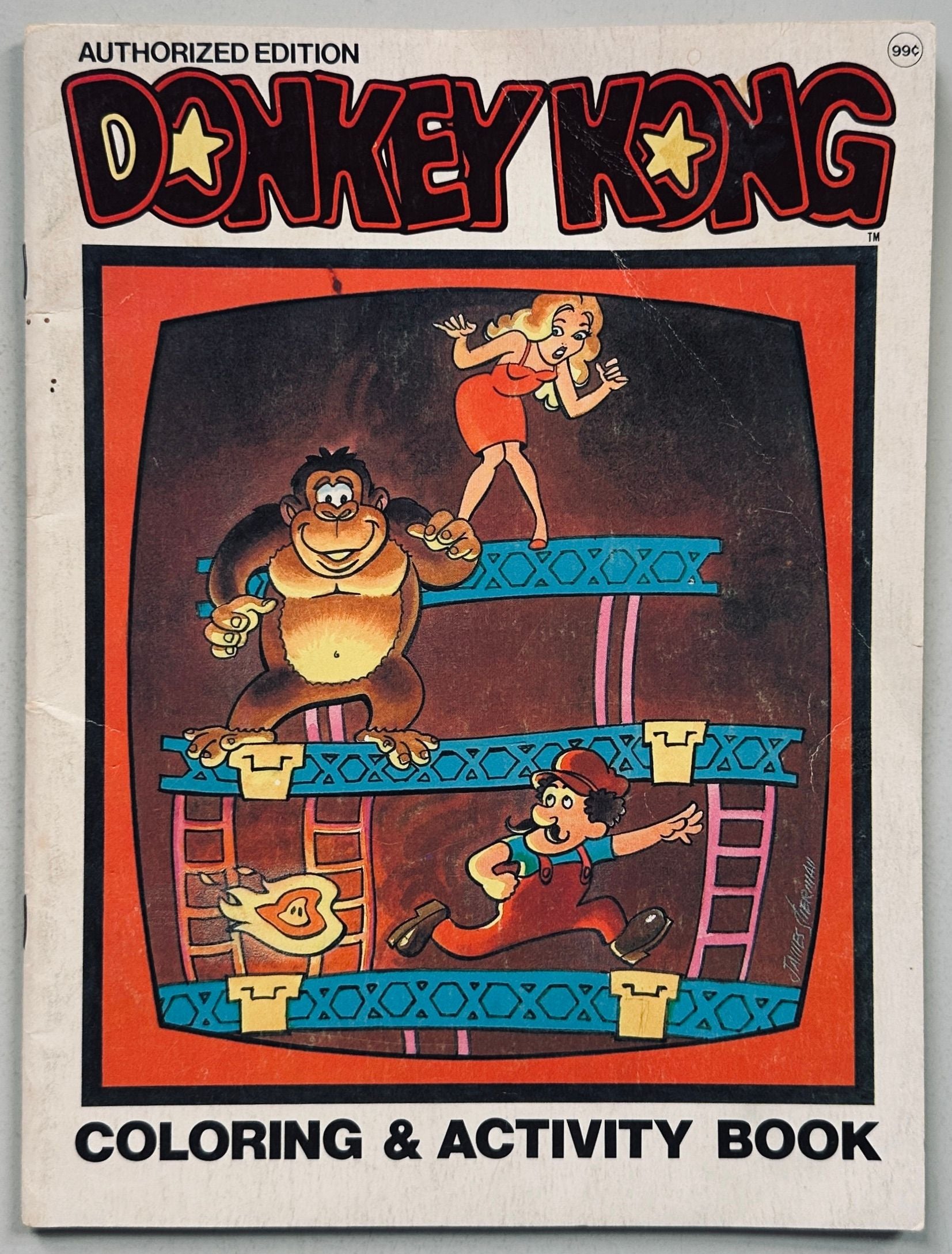 Donkey Kong Coloring & Activity Book