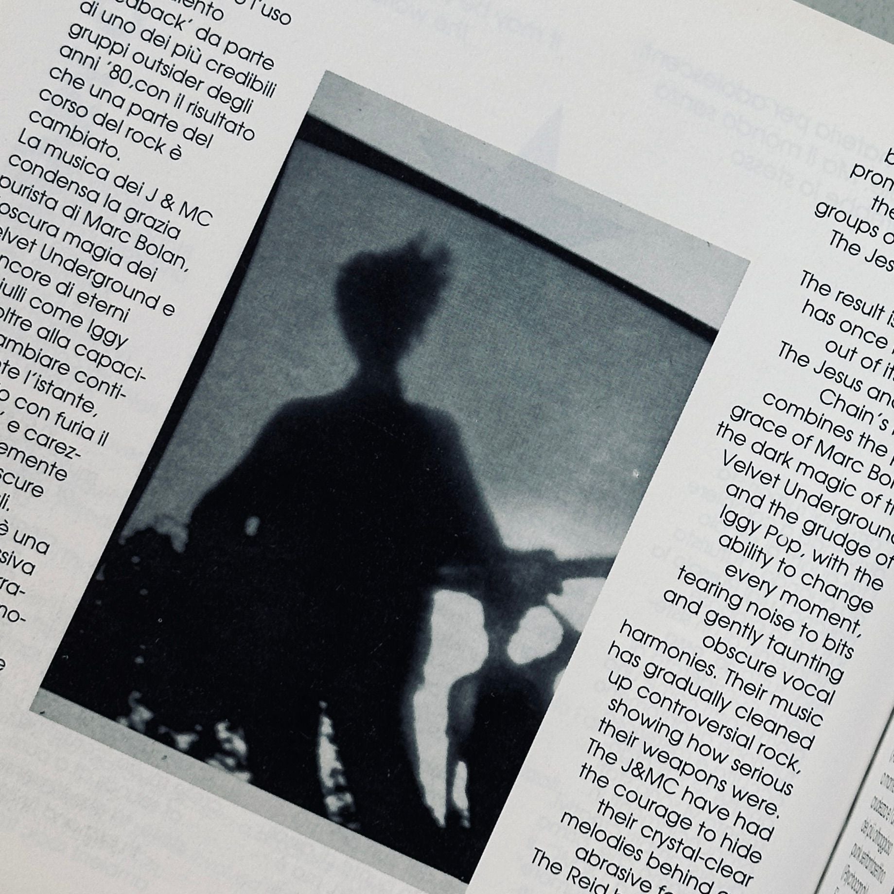The Jesus and Mary Chain English / Italian Lyric Book