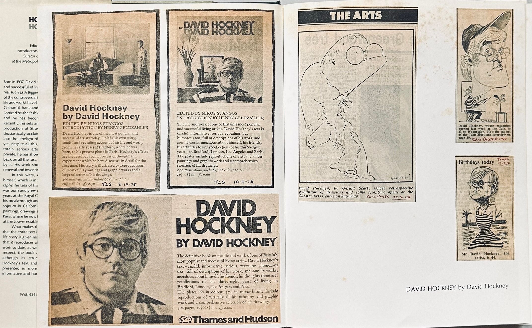 [SIGNED] DAVID HOCKNEY BY DAVID HOCKNEY