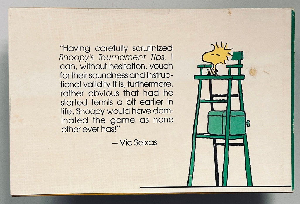 Snoopy's Tennis Book