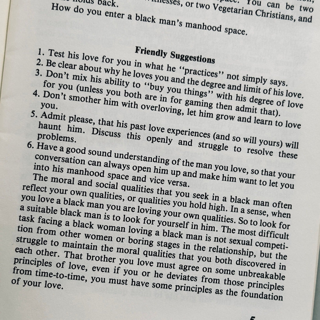 How To Love A Black Woman/Man