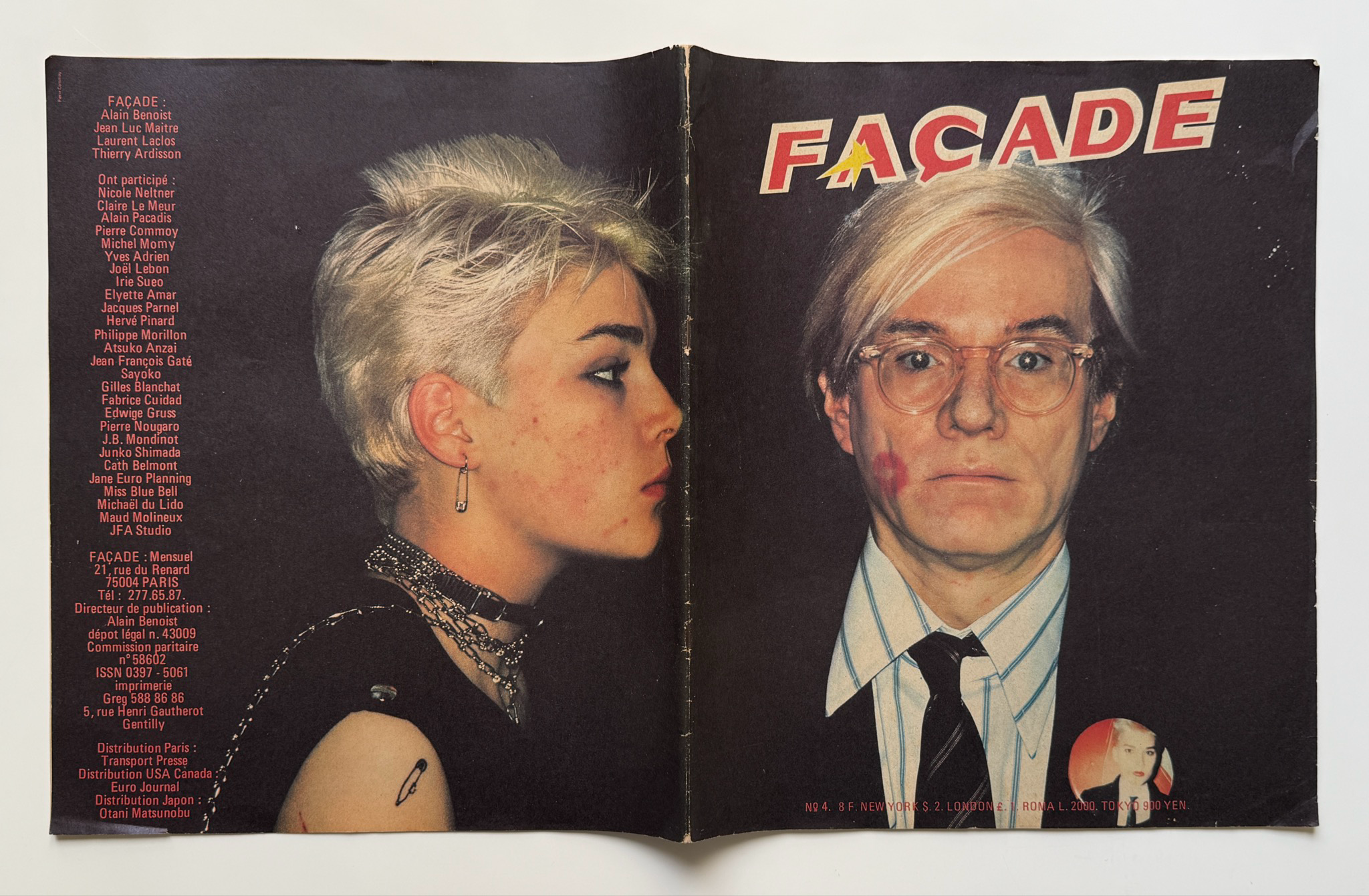 Facade No.4 Andy Warhol and Edwige