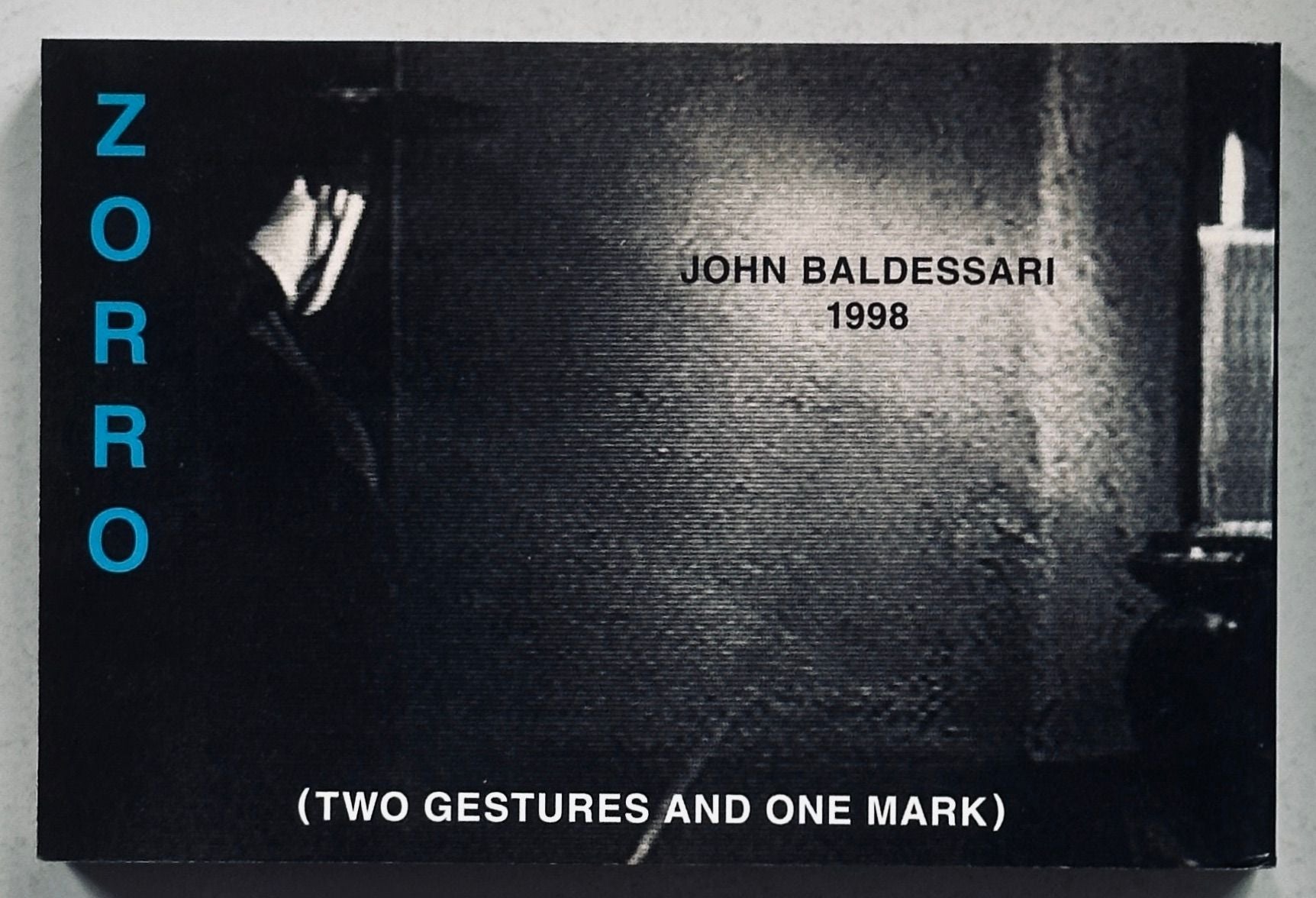 [SIGNED] JOHN BALDESSARI ZORRO