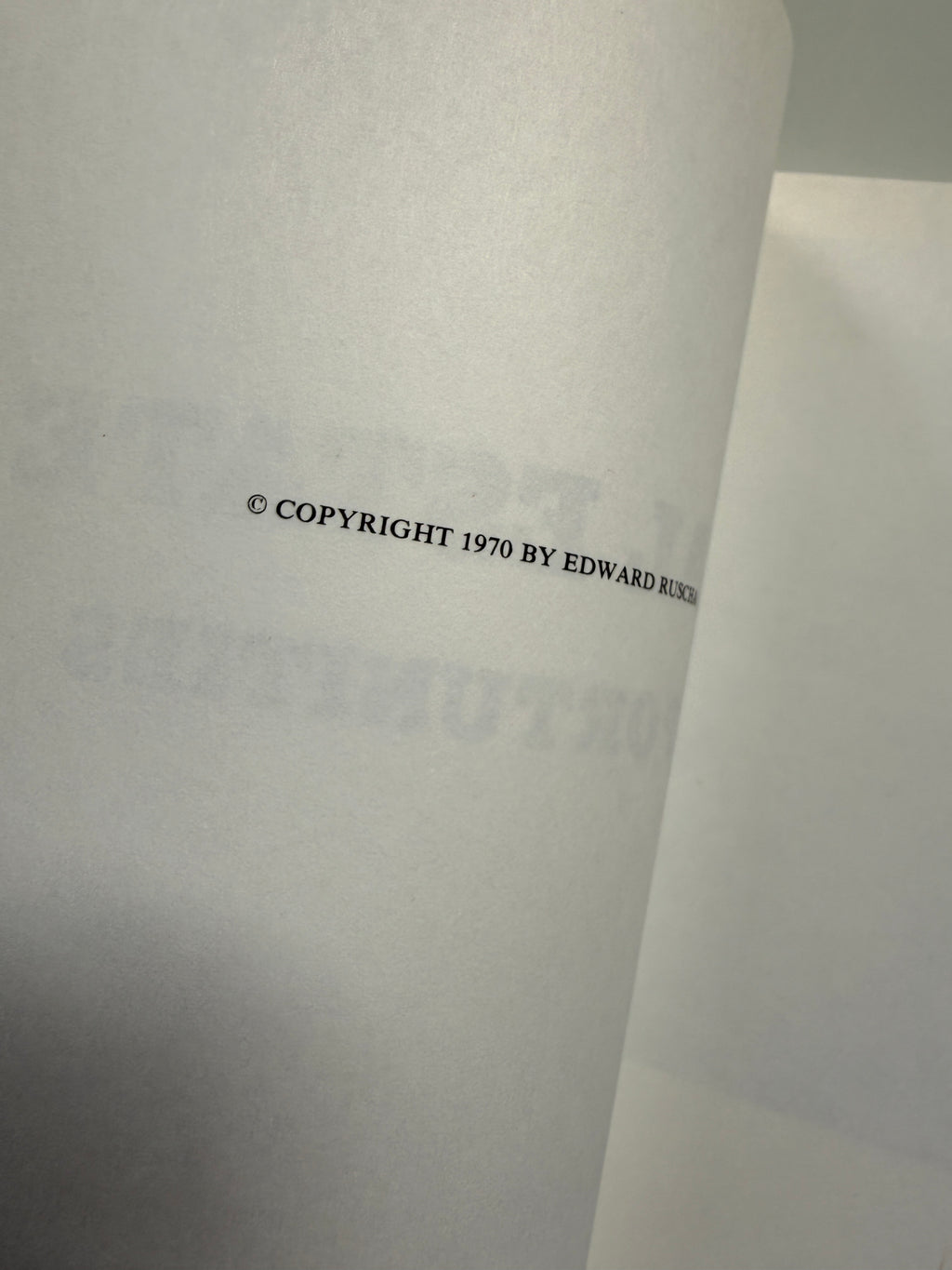 Ed Ruscha Real Estate Opportunities