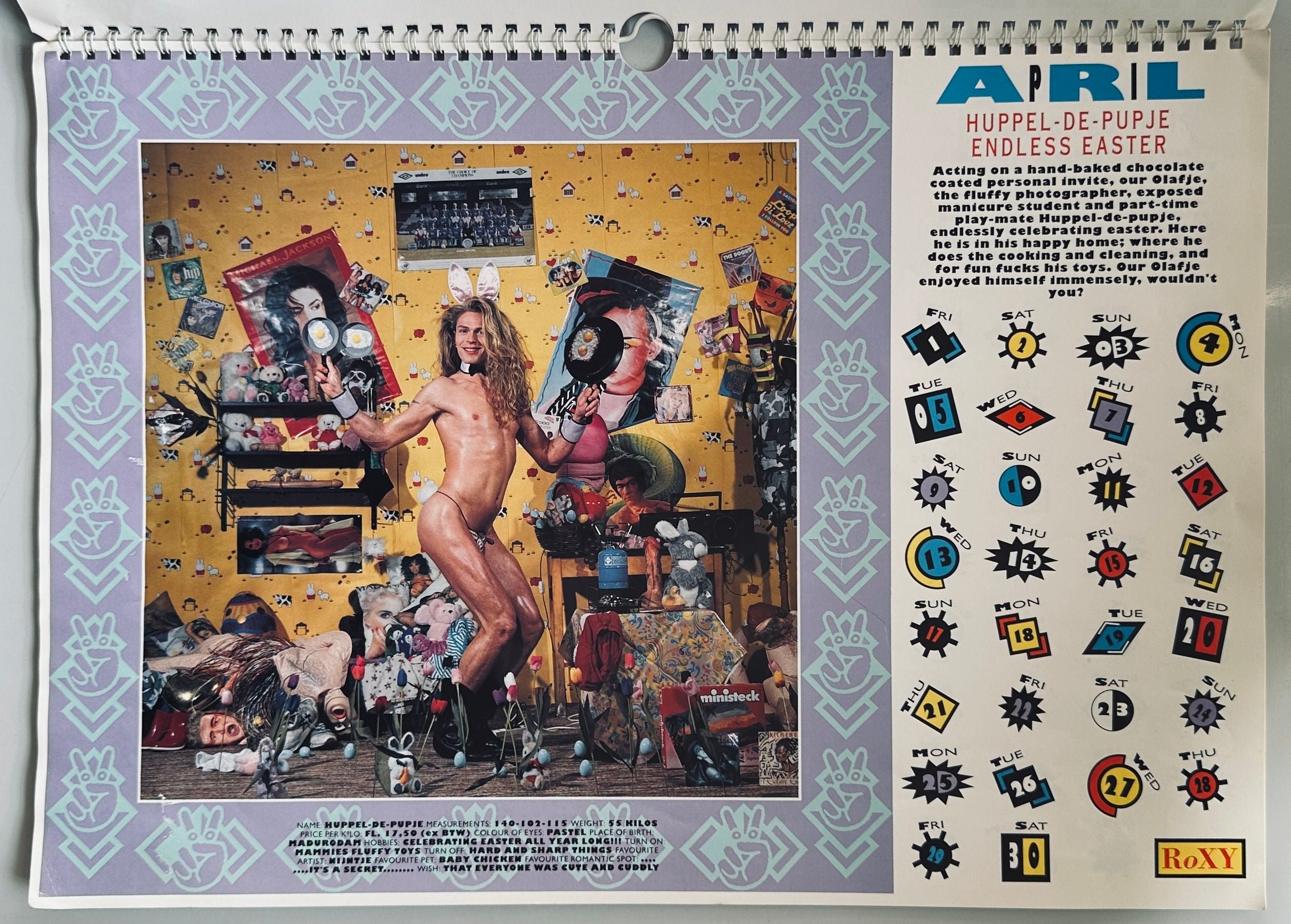 Roxy Pinups calendar